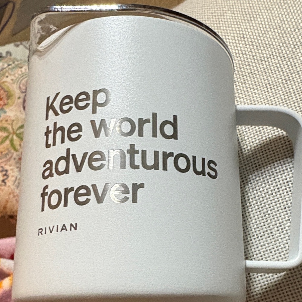 MiiR White travel Mug